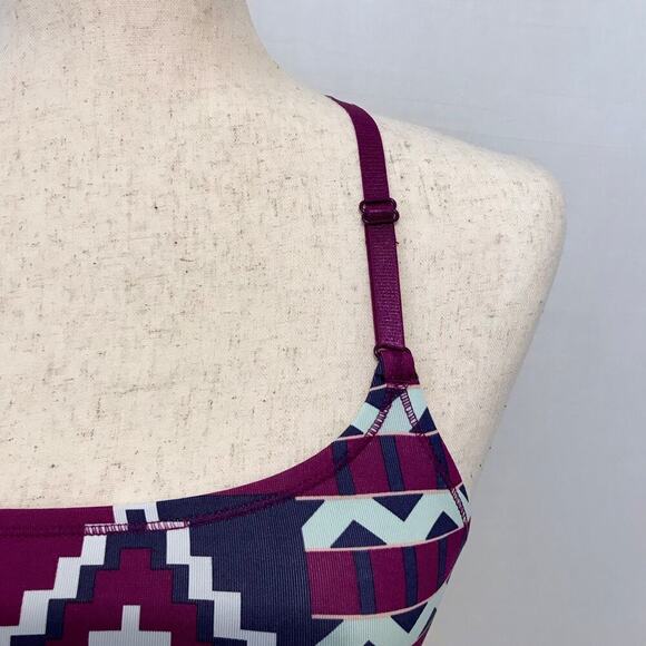 Roxy NWT Aztec Pull On Sports Bra Women M - Picture 3 of 10